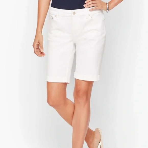 Talbots Shorts Talbots White Golf Athleisure Shorts Size 2 Poshmark